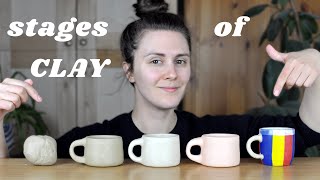 Understand the 6 stages of CLAY  Pottery for Beginners [upl. by Cornwall336]