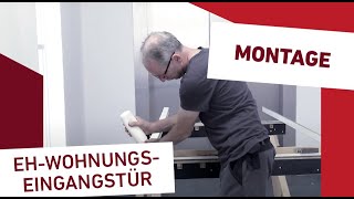 Montagevideo einer EHWohnungseingangstür  PRÜMTüren [upl. by Sollars]