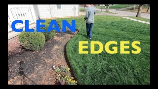 How to have CLEAN EDGES in your lawn [upl. by Rats]