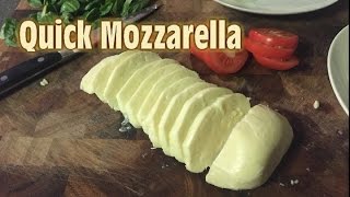 Making Quick Mozzarella at home [upl. by Sy]