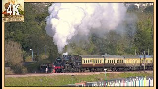 75014 quotBraveheartquot Opens Up First Dartmouth Steam Railway Service Trains of 2021 13th April [upl. by Anilos]