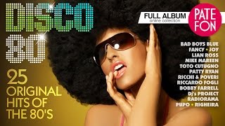 DISCO80 Various artists 25 ORIGINAL HITS OF THE 80S [upl. by Esmond605]