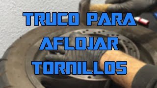 TRUCO PARA AFLOJAR TORNILLOS OXIDADOS PEGADOS O DUROS 🛠 [upl. by Asiuol949]