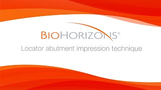 Locator® abutment impression technique [upl. by Barling]