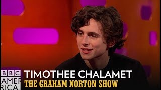 Timothée Chalamets Secret Rap Video  The Graham Norton Show  BBC America [upl. by Dulcia]