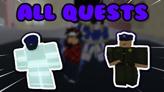 All YBA quests 2021  Your Bizarre Adventure  Roblox [upl. by Glogau]