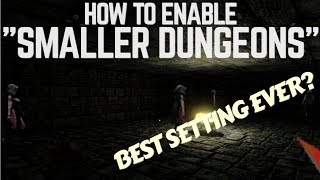 Daggerfall Unity  SMALLER DUNGEONS How to enable the best setting ever [upl. by Utham]