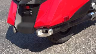 Honda Gold Wing F6B Brocks Performance SlipOn Exhaust Sound Clip [upl. by Lamok]