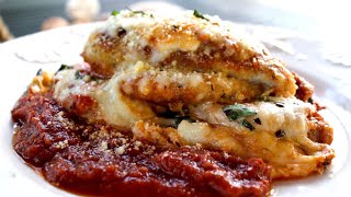 Best Eggplant Chicken Parmesan I Easy Recipe [upl. by Treharne]