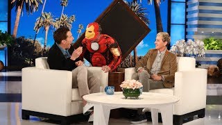 Benedict Cumberbatch Gets a Scare from Iron Man [upl. by Warchaw]