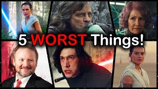 5 Worst Things About The Star Wars Sequels [upl. by Barbi526]