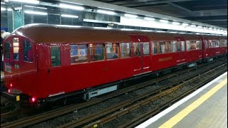 1938 tube stock in Action  February 2019 [upl. by Gilbertina]