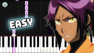 Bleach OP 13  quotRanbu no Melodyquot  EASY Piano Tutorial amp Sheet Music [upl. by Dodd406]