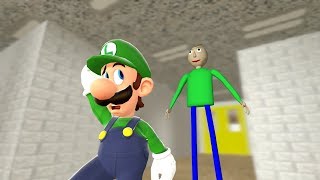 Luigi Plays  Baldis Basics [upl. by Ursulette853]