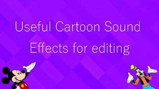 100 Cartoon Sound Effects for Editing [upl. by Deny]