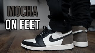 Air Jordan 1 Mocha Review [upl. by Mehcanem]