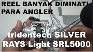 Reel tridentech SILVER RAYS Light SRL5000  Unboxing [upl. by Ecirted]