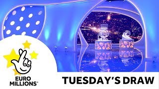 The National Lottery ‘EuroMillions’ draw results from Tuesday 7th January 2020 [upl. by Esinereb]