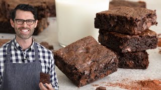 Fudgy Chocolate Brownies Recipe [upl. by Tennek359]