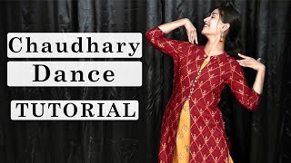 CHAUDHARY DANCE TUTORIAL  Rajasthani Song  DhadkaN Group  Nisha [upl. by Tu]