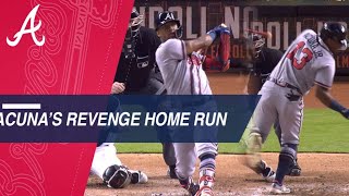 Ronald Acuna Jr gets revenge tensions with Marlins continue [upl. by Torrey]