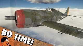 War Thunder  P47D Razorback quotFlight Lead Daddy w Bismarckquot [upl. by Kawasaki]