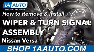 How to Remove Turn Signal Assembly 1219 Nissan Versa [upl. by Neela]