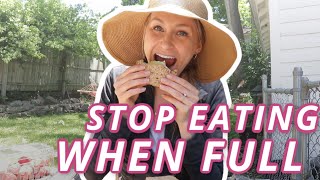 3 EASY TIPS  How To Stop Eating When Youre Full [upl. by Lyndon535]