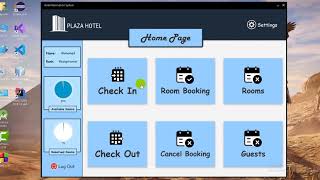 Hotel Reservation System With Source Code  JavaFX [upl. by Ahsiloc366]