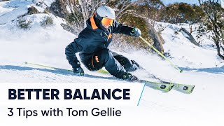 HOW TO SKI STEEPER SLOPES  3 Tips For Better Balance [upl. by Qerat]