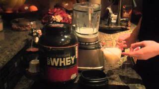 How to Make a Basic Whey Protein Shake [upl. by Jemie127]