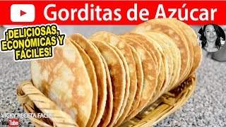 GORDITAS DE AZUCAR  VickyRecetaFacil [upl. by Fredel445]