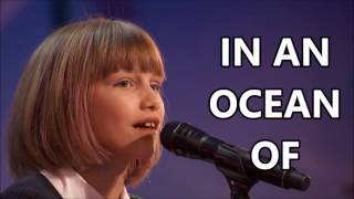 I Dont Know My Name  Grace VanderWaal with Lyrics [upl. by Ecadnac]