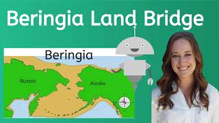 The Beringia Land Bridge  US History for Kids [upl. by Dyol274]