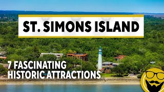 7 Fascinating Historic Attractions in St Simons Island Georgia [upl. by Wandie]