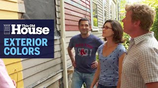 How to Choose Exterior Paint Colors  This Old House [upl. by Adnauqahs]