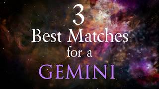 3 Best Compatibility Matches for Gemini Zodiac Sign [upl. by Ennyletak]