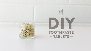 DIY Toothpaste tablets recipe [upl. by Leizo240]