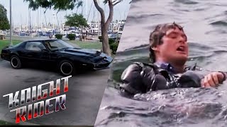 KITT Saves Michael From Drowning  Knight Rider [upl. by De]