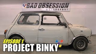 Project Binky  Episode 1  Austin Mini GTFour  Turbo Charged 4WD Mini [upl. by Derwon771]