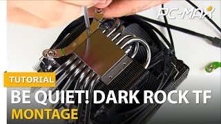 CPUKühler Einbau  Montage  be quiet Dark Rock TF  Tutorial  HowTo  Anleitung [upl. by Yeltsew]