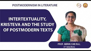 IntertextualityKristeva and the study of Postmodern Texts [upl. by Ahsratal]