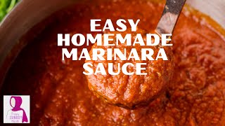 Easy Homemade Marinara Sauce  Made with Fresh Tomatoes [upl. by Tess]