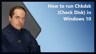 How to run Chkdsk Check Disk in Windows 10 [upl. by Calvina]