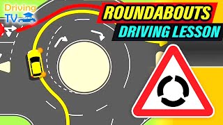 FULL DRIVING LESSON IN ROUNDABOUTS [upl. by Farr]