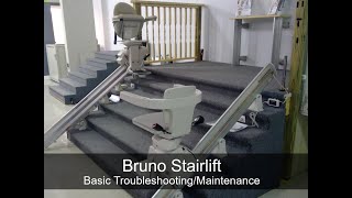 Bruno Stairlift  Basic Troubleshooting Guide [upl. by Ycnaffit]