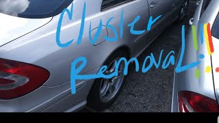 How To Remove The Cluster From A W209 CLK55 Clk 550 Clk350 Clk320 [upl. by Emalee818]