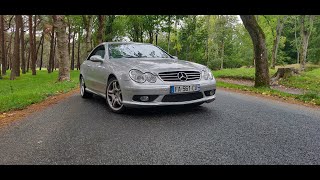 Mercedes CLK55 AMG  m113 54l V8 367hp exhaust sound revs launch driving acceleration [upl. by Selec]