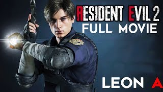 RESIDENT EVIL 2 REMAKE All Cutscenes LEON STORY Game Movie 1080p 60FPS [upl. by Wolfe]