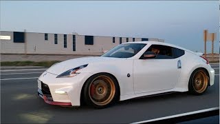 430WHP SUPERCHARGED 370z GOING NUTS  GT HAUS EXHAUST [upl. by Noxaj8]